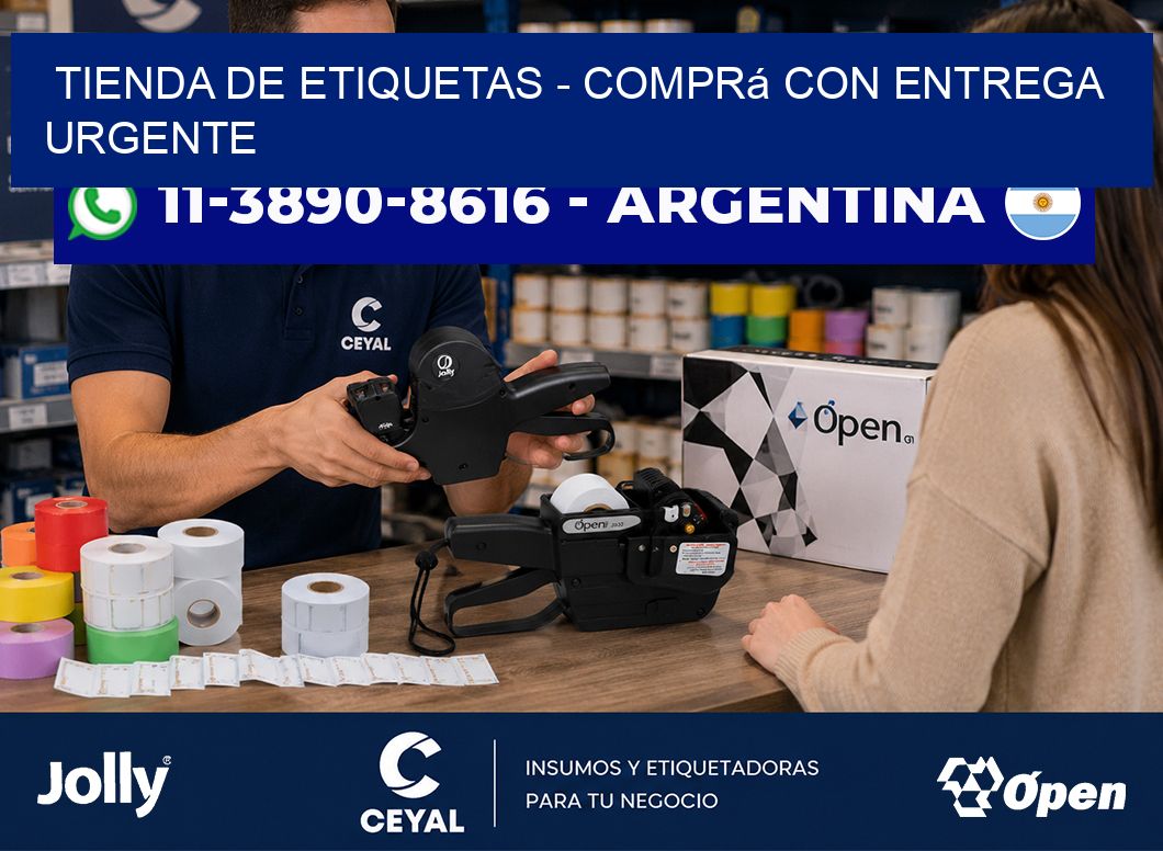 TIENDA DE ETIQUETAS - Comprá con entrega urgente