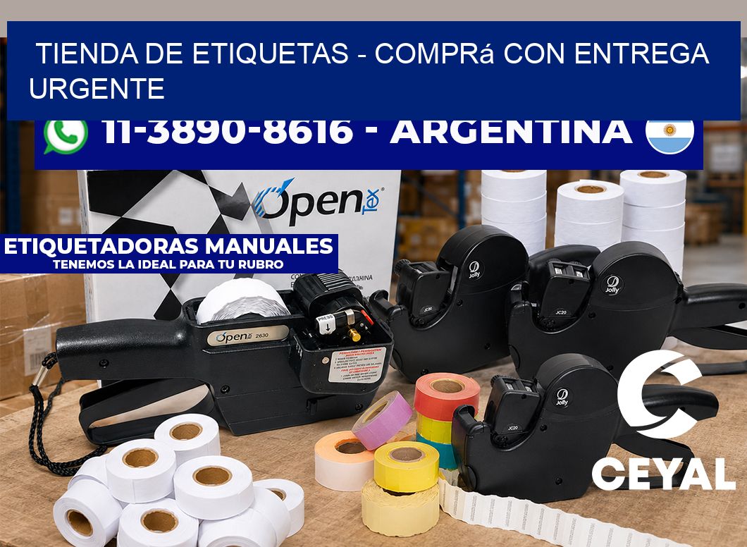 TIENDA DE ETIQUETAS - Comprá con entrega urgente