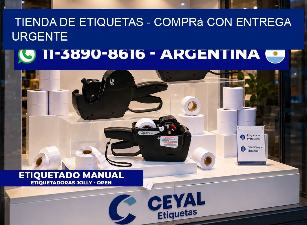 TIENDA DE ETIQUETAS - Comprá con entrega urgente