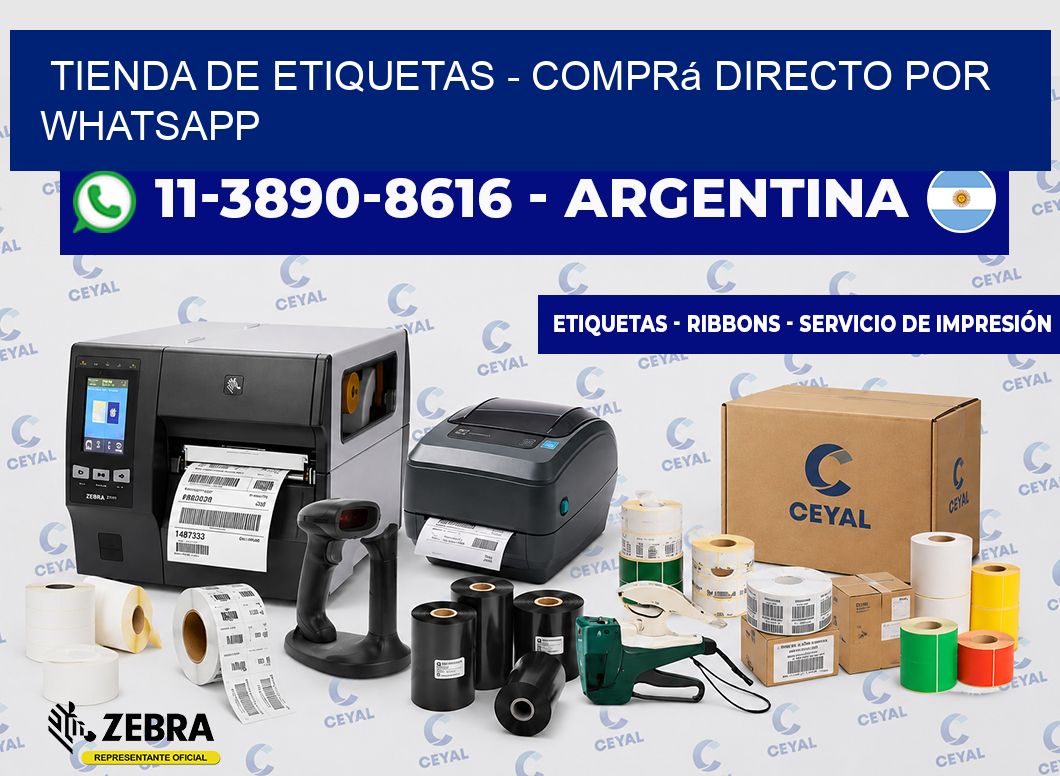 TIENDA DE ETIQUETAS - Comprá directo por WhatsApp