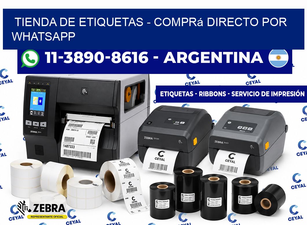 TIENDA DE ETIQUETAS - Comprá directo por WhatsApp