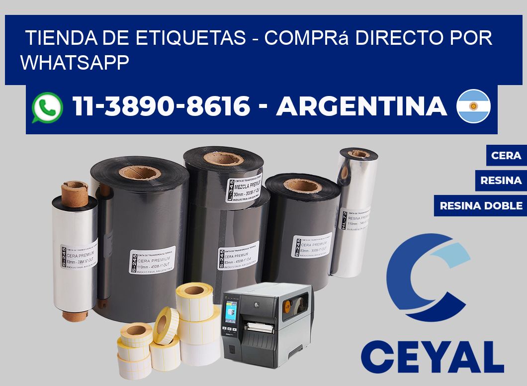 TIENDA DE ETIQUETAS - Comprá directo por WhatsApp