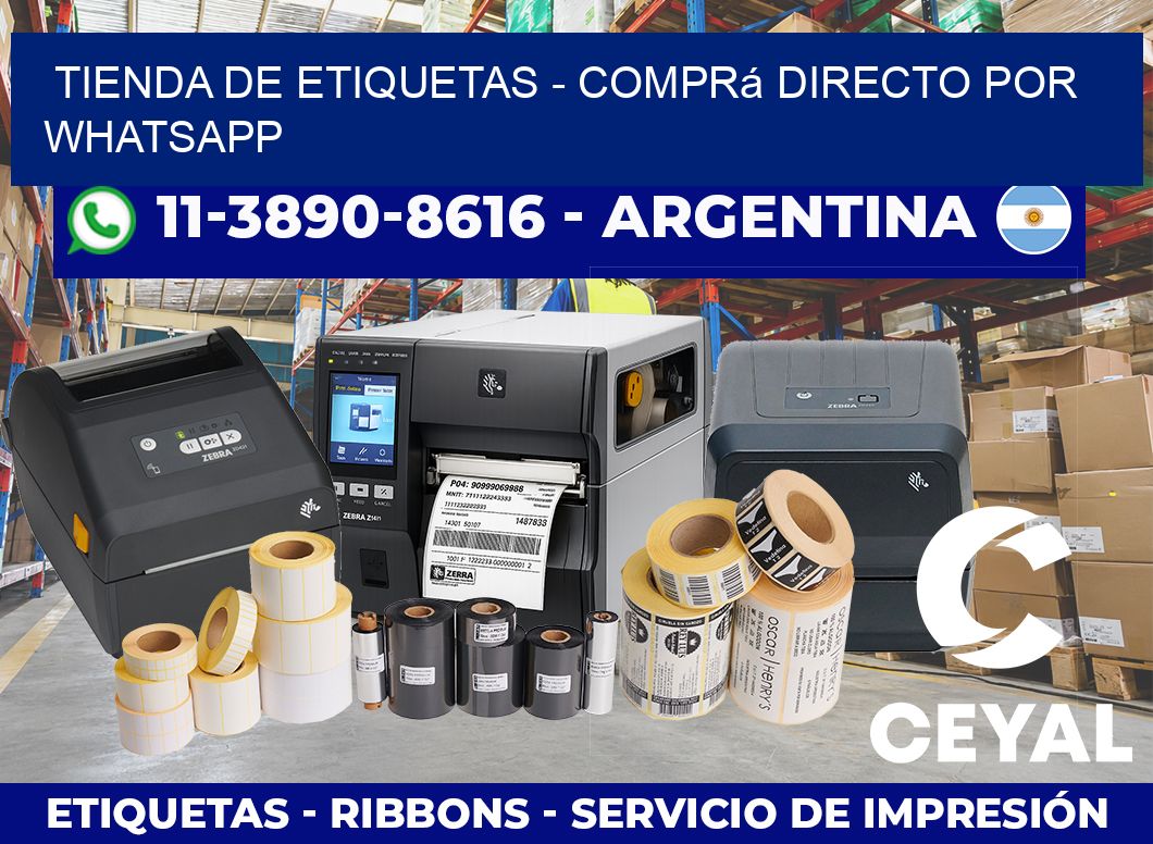 TIENDA DE ETIQUETAS – Comprá directo por WhatsApp