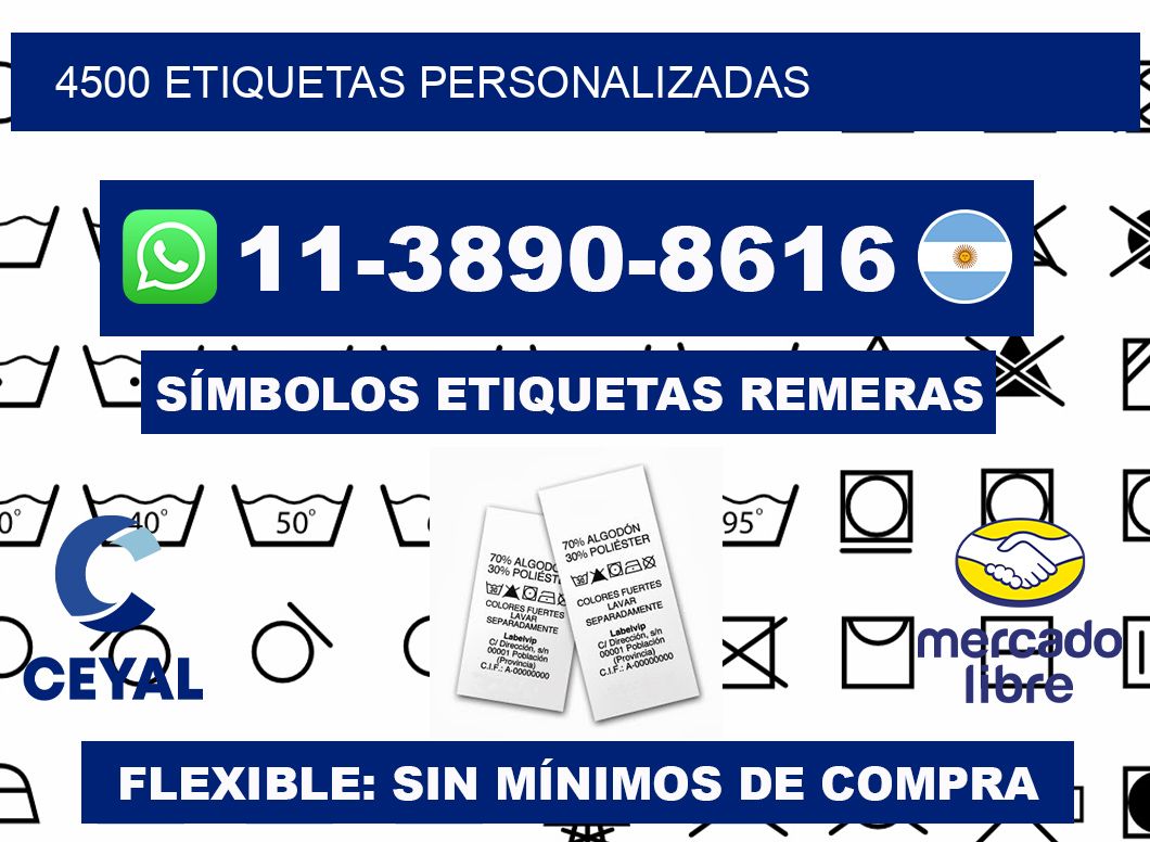 4500 ETIQUETAS PERSONALIZADAS