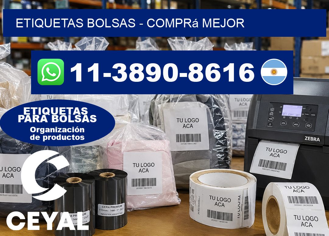 ETIQUETAS BOLSAS – Comprá mejor