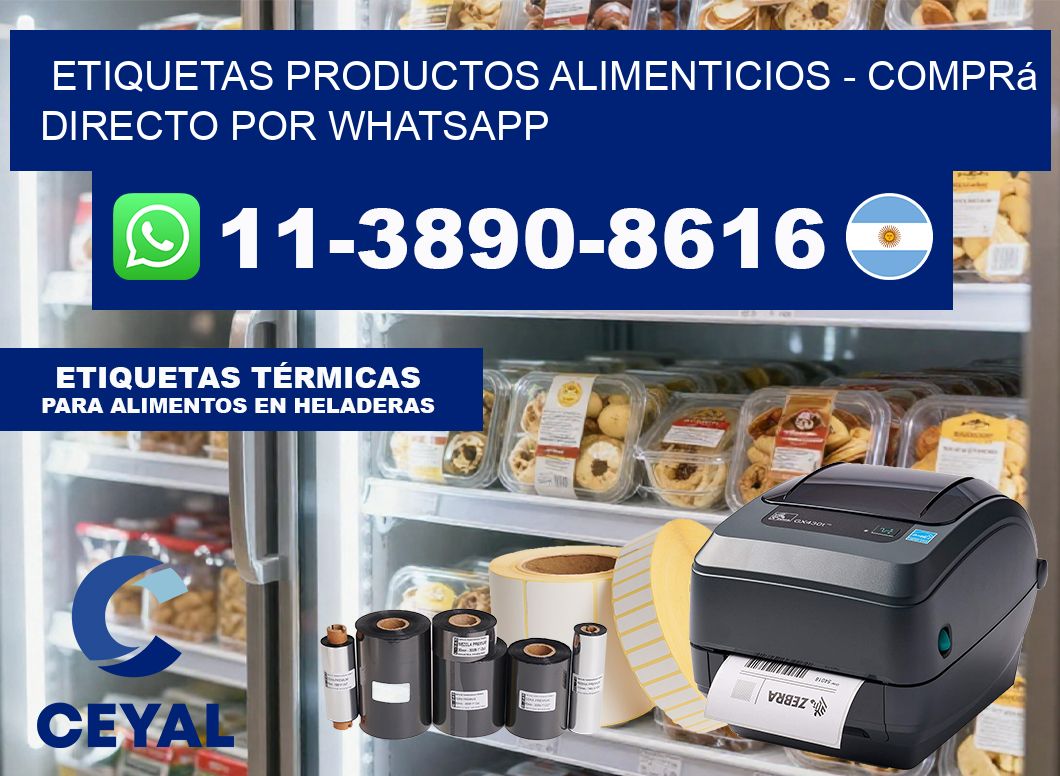ETIQUETAS PRODUCTOS ALIMENTICIOS – Comprá directo por WhatsApp