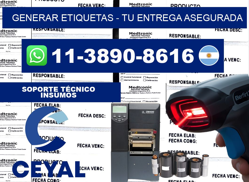 GENERAR ETIQUETAS - Tu entrega asegurada