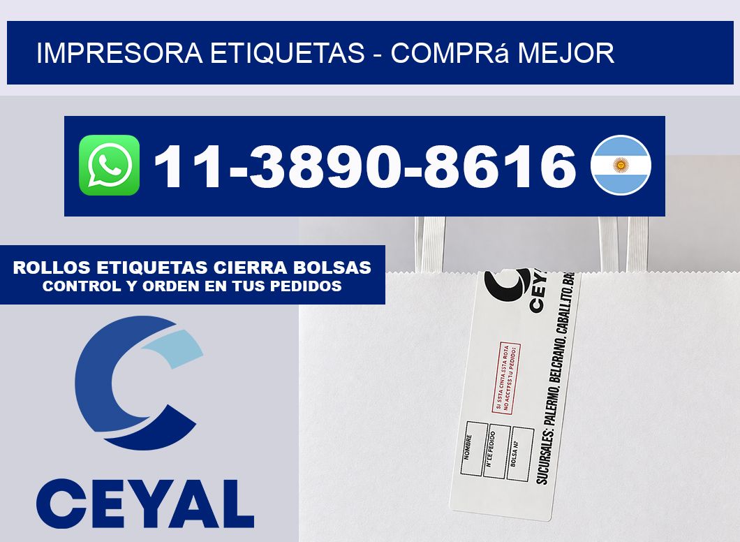 IMPRESORA ETIQUETAS - Comprá mejor