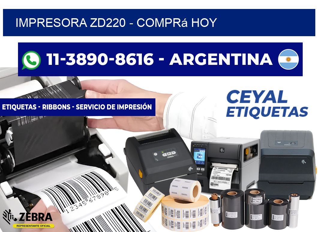 IMPRESORA ZD220 - Comprá hoy