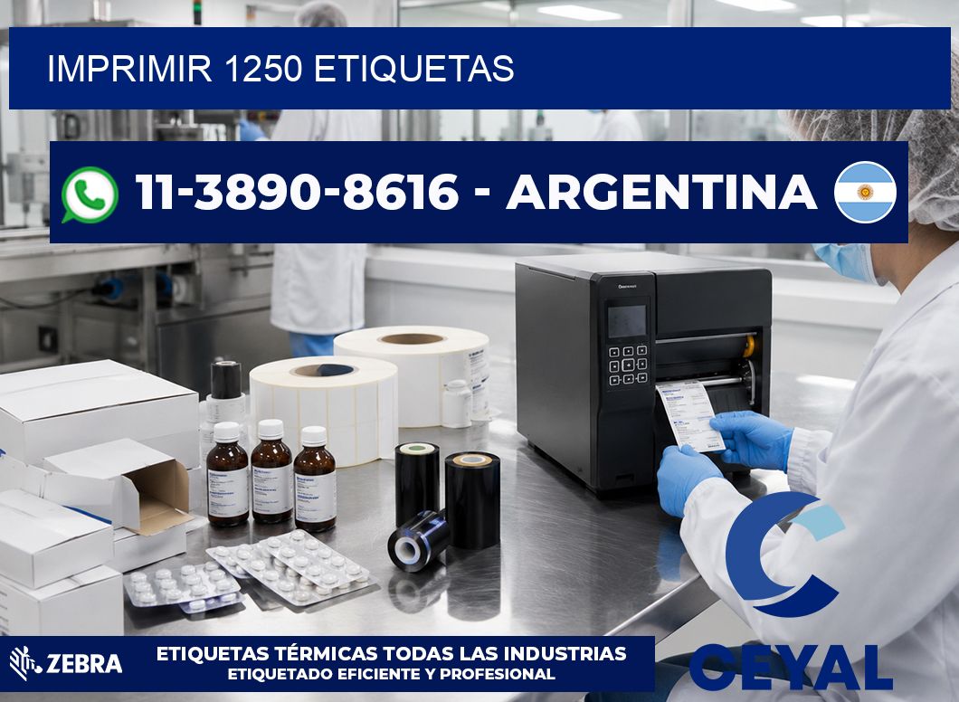 IMPRIMIR 1250 ETIQUETAS