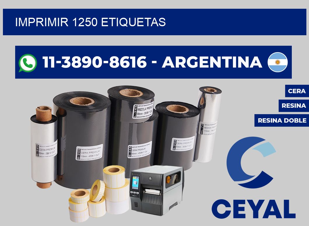 IMPRIMIR 1250 ETIQUETAS