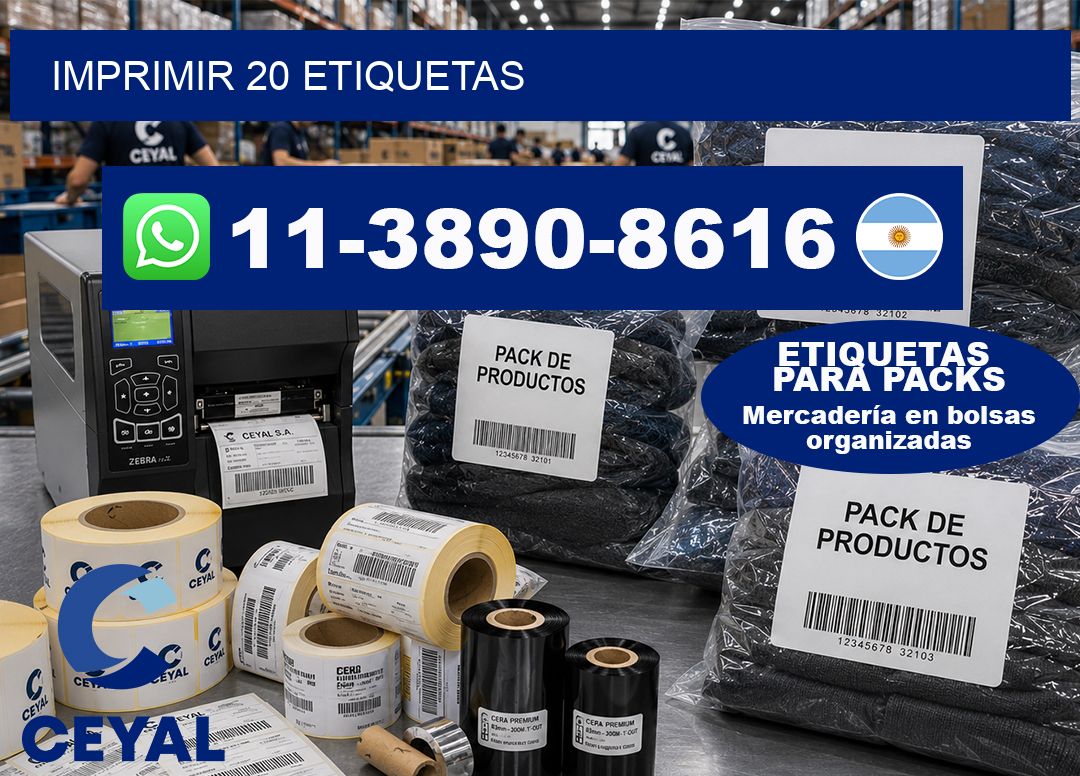 IMPRIMIR 20 ETIQUETAS
