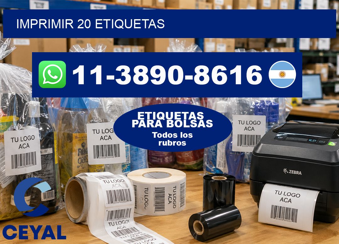 IMPRIMIR 20 ETIQUETAS