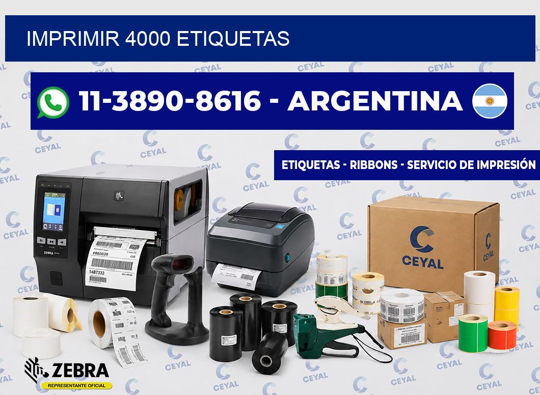 IMPRIMIR 4000 ETIQUETAS