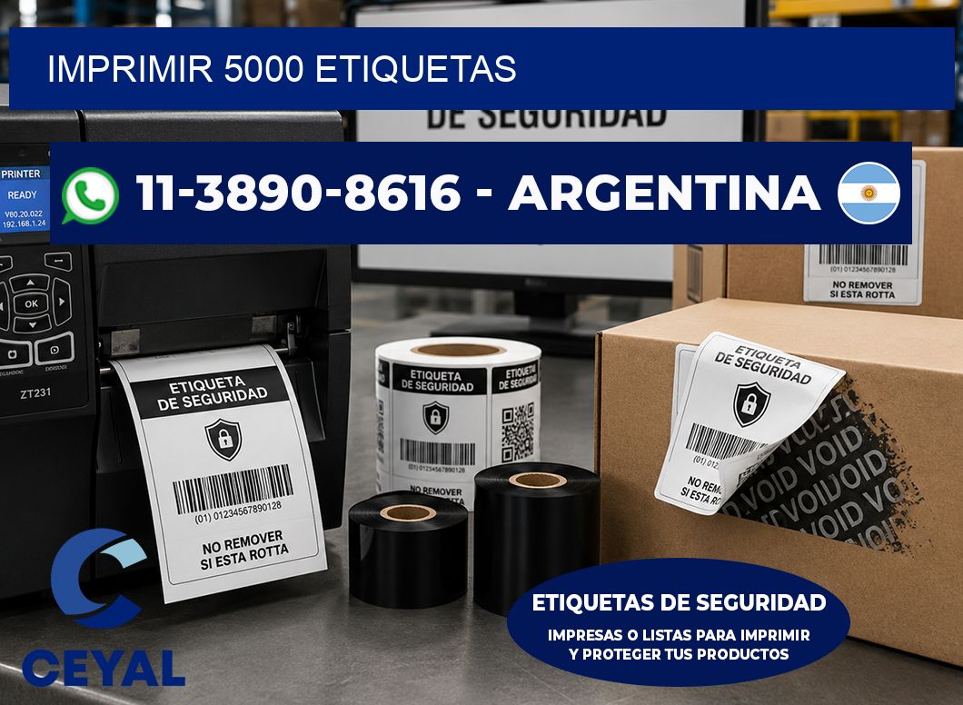 IMPRIMIR 5000 ETIQUETAS