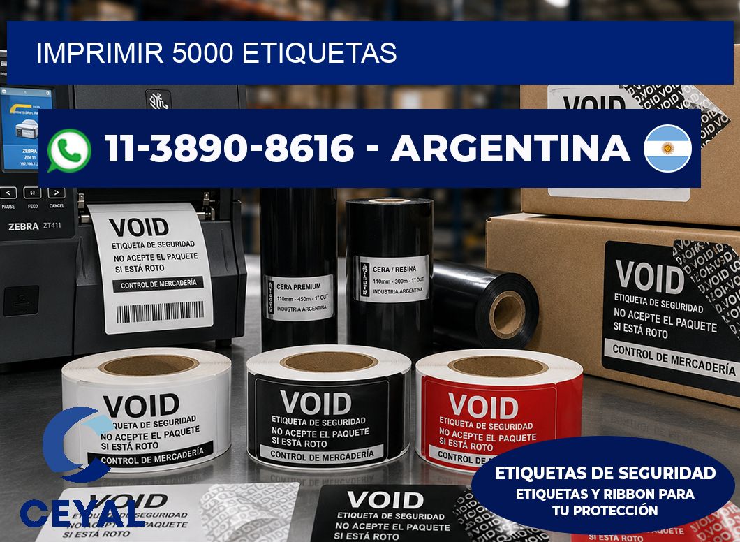 IMPRIMIR 5000 ETIQUETAS