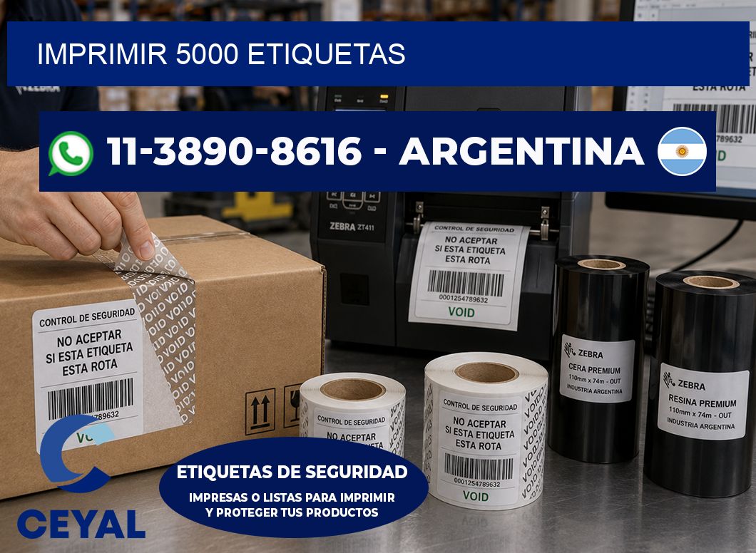IMPRIMIR 5000 ETIQUETAS