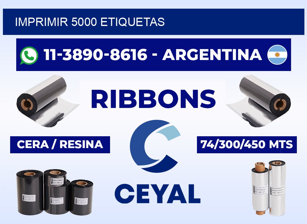 IMPRIMIR 5000 ETIQUETAS