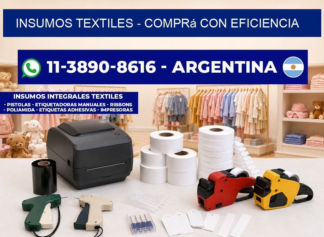 INSUMOS TEXTILES - Comprá con eficiencia