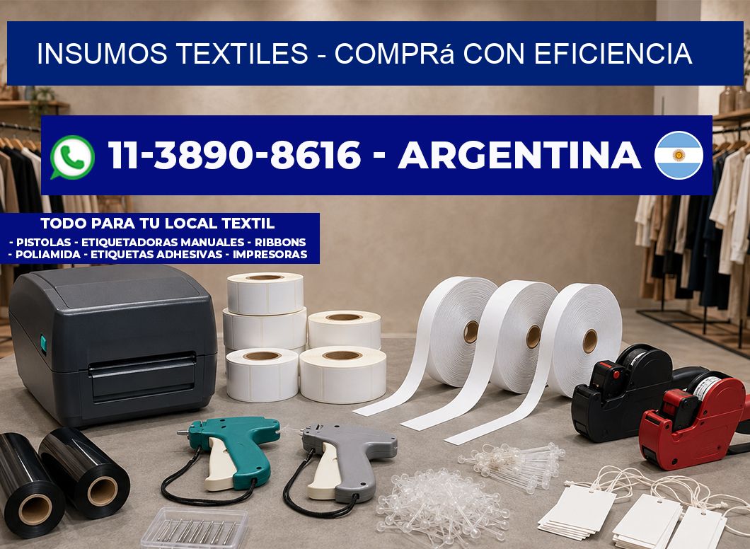 INSUMOS TEXTILES - Comprá con eficiencia