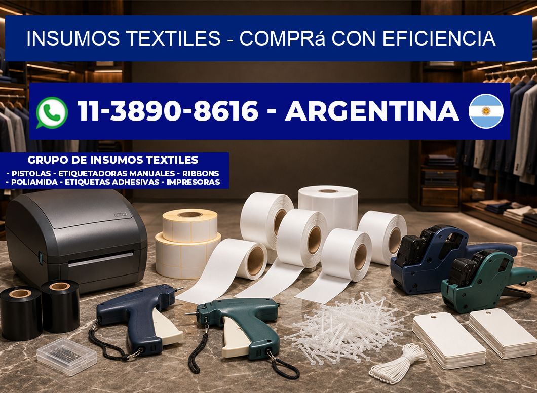 INSUMOS TEXTILES – Comprá con eficiencia