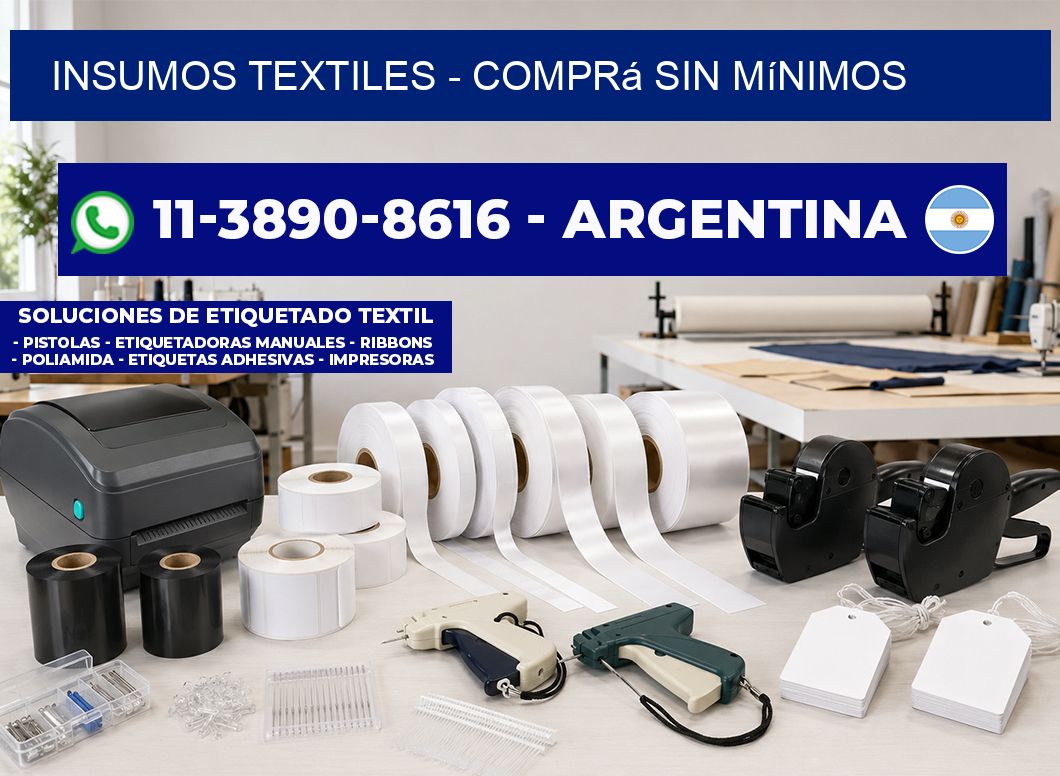 INSUMOS TEXTILES - Comprá sin mínimos