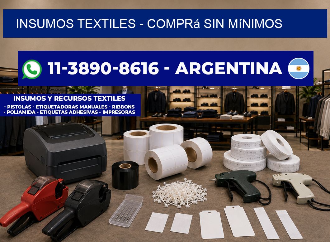 INSUMOS TEXTILES - Comprá sin mínimos