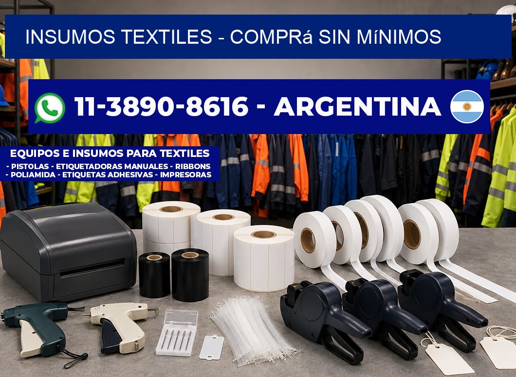 INSUMOS TEXTILES – Comprá sin mínimos