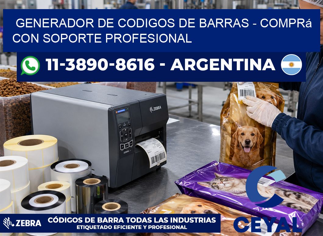 generador de codigos de barras - Comprá con soporte profesional