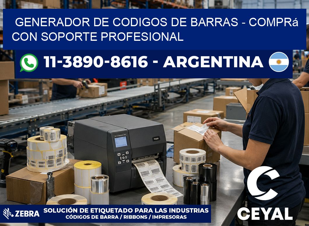 generador de codigos de barras – Comprá con soporte profesional