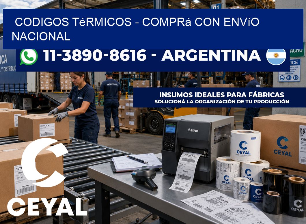 Codigos térmicos – Comprá con envío nacional