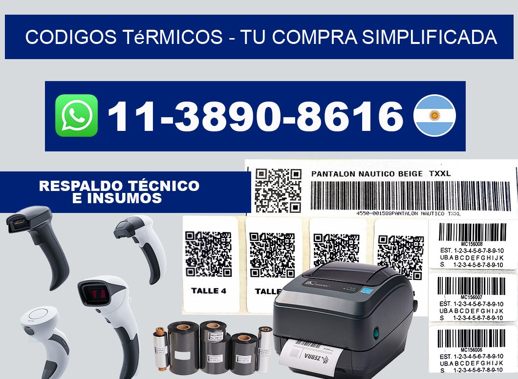 Codigos térmicos - Tu compra simplificada