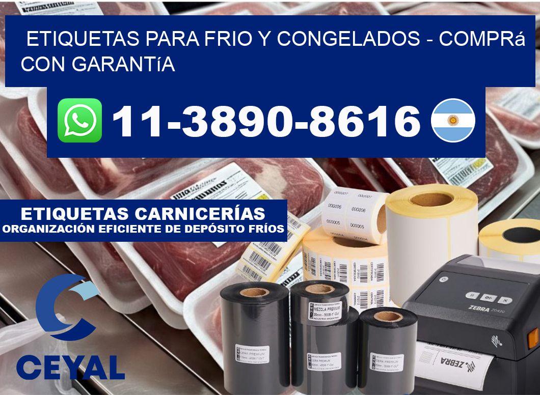 ETIQUETAS PARA FRIO Y CONGELADOS - Comprá con garantía