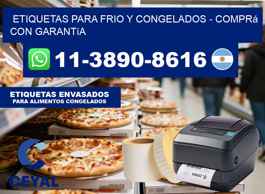 ETIQUETAS PARA FRIO Y CONGELADOS - Comprá con garantía