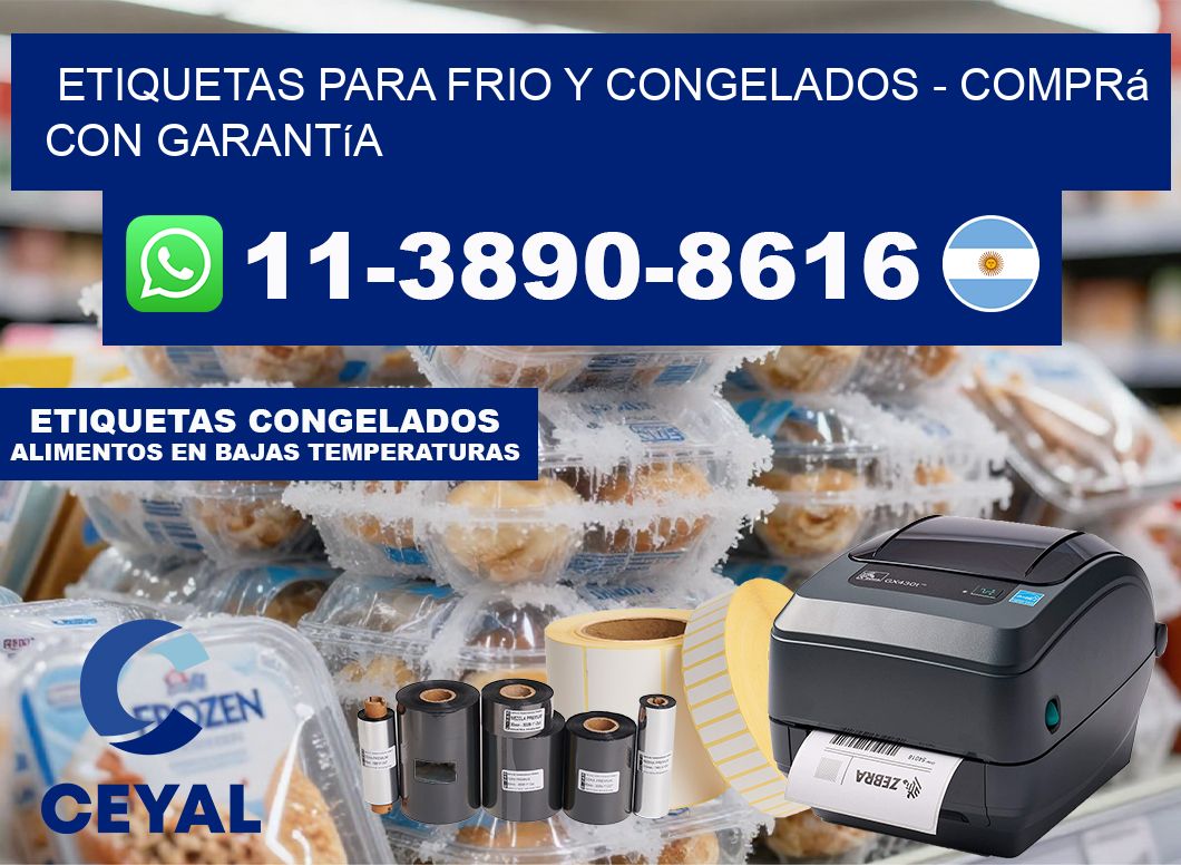 ETIQUETAS PARA FRIO Y CONGELADOS – Comprá con garantía