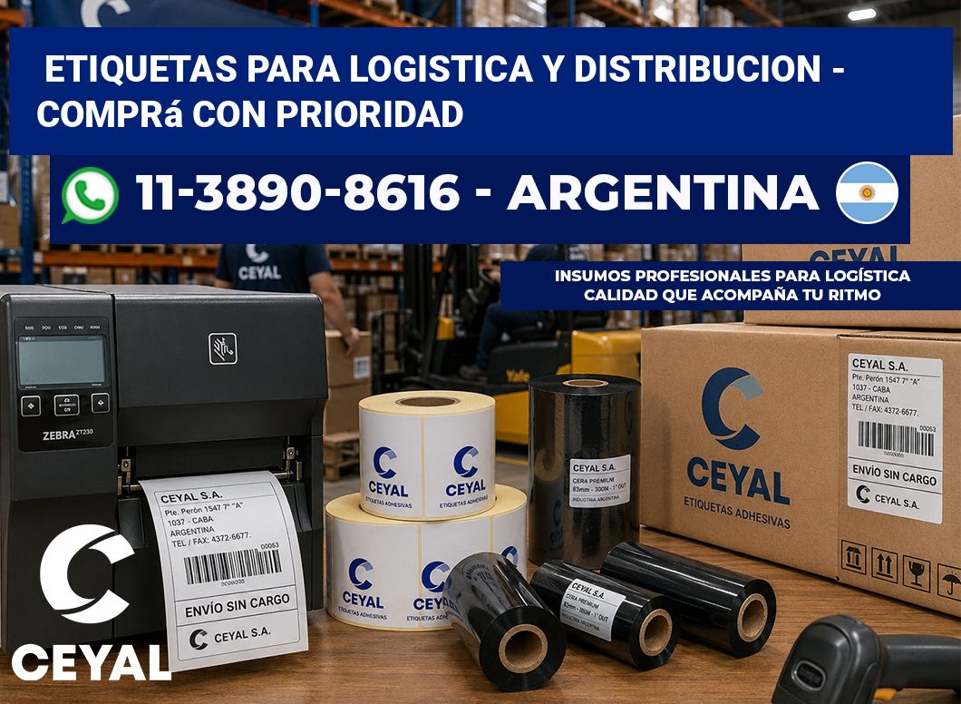 ETIQUETAS PARA LOGISTICA Y DISTRIBUCION – Comprá con prioridad