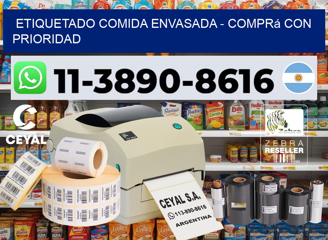 Etiquetado comida envasada - Comprá con prioridad
