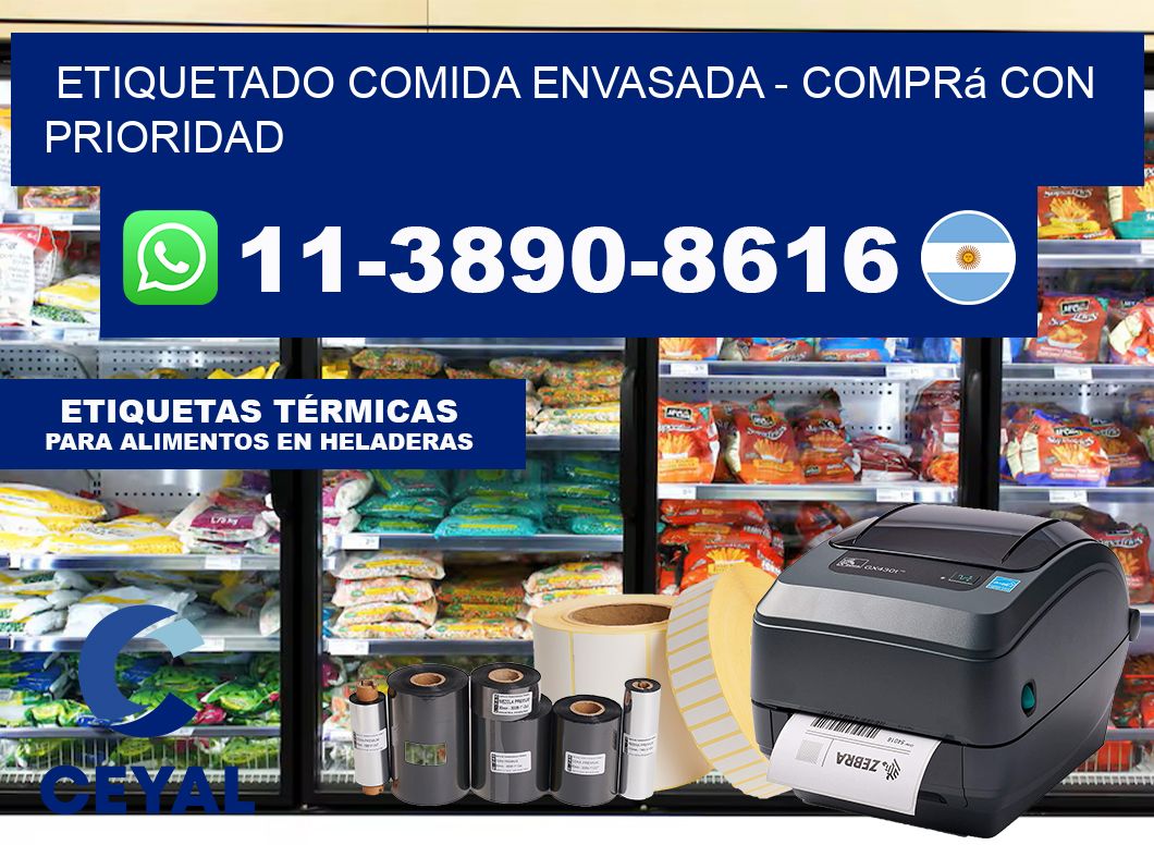 Etiquetado comida envasada – Comprá con prioridad