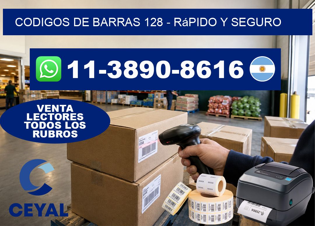 codigos de barras 128 - rápido y seguro