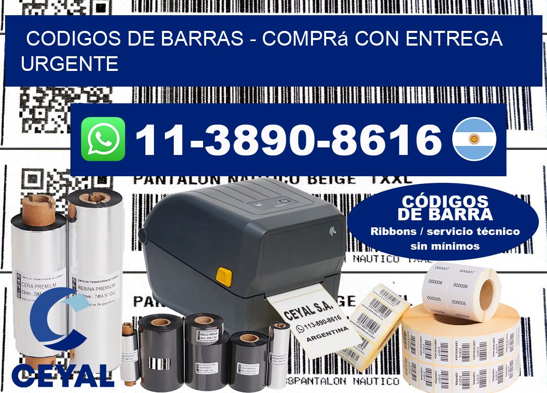 codigos de barras - Comprá con entrega urgente