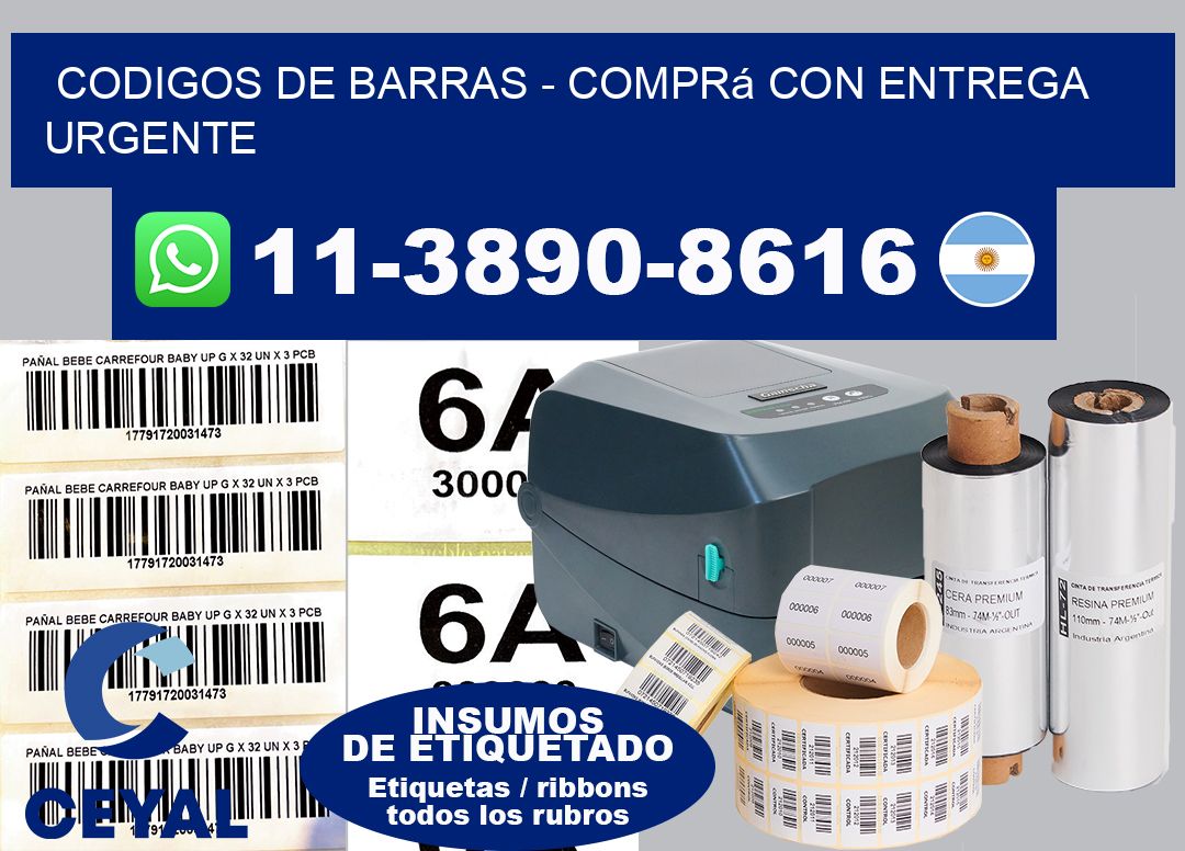 codigos de barras – Comprá con entrega urgente