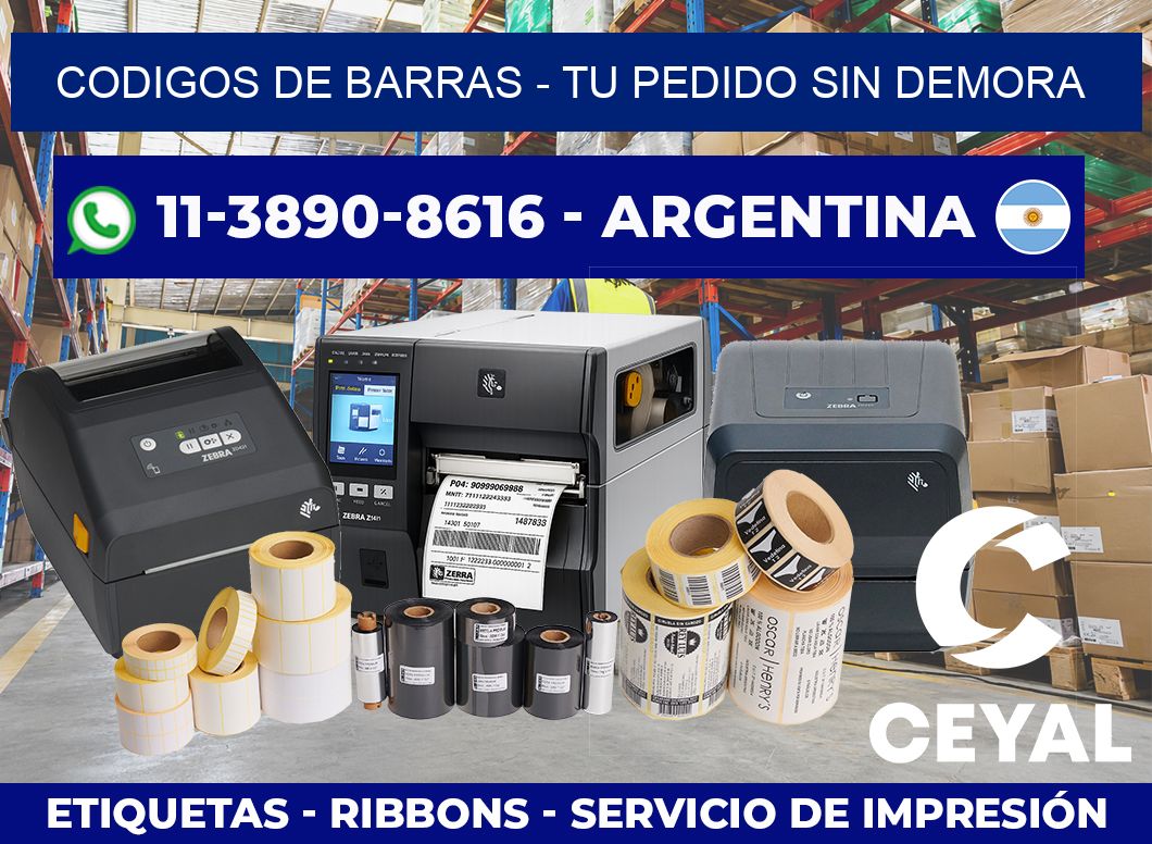 codigos de barras - Tu pedido sin demora