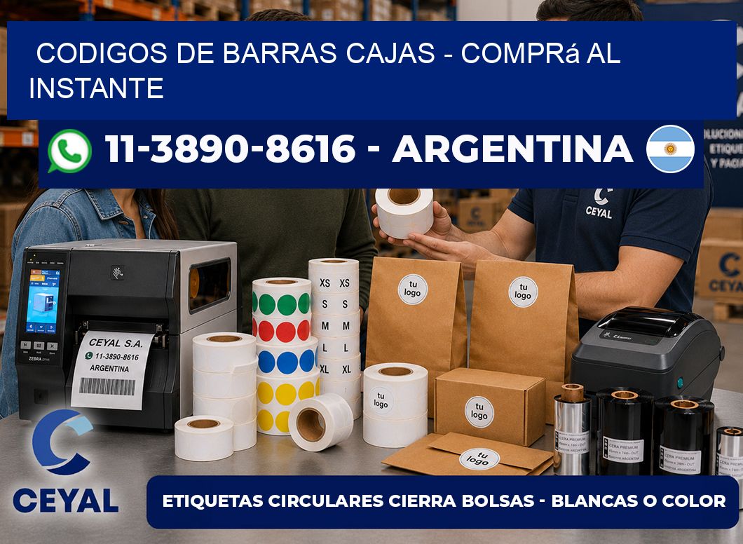 codigos de barras cajas - Comprá al instante