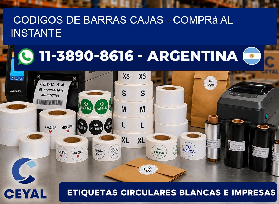 codigos de barras cajas - Comprá al instante
