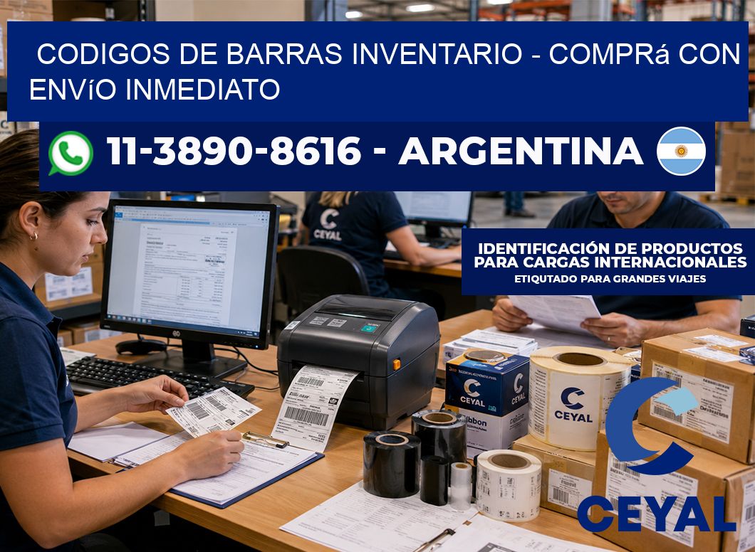 codigos de barras inventario - Comprá con envío inmediato