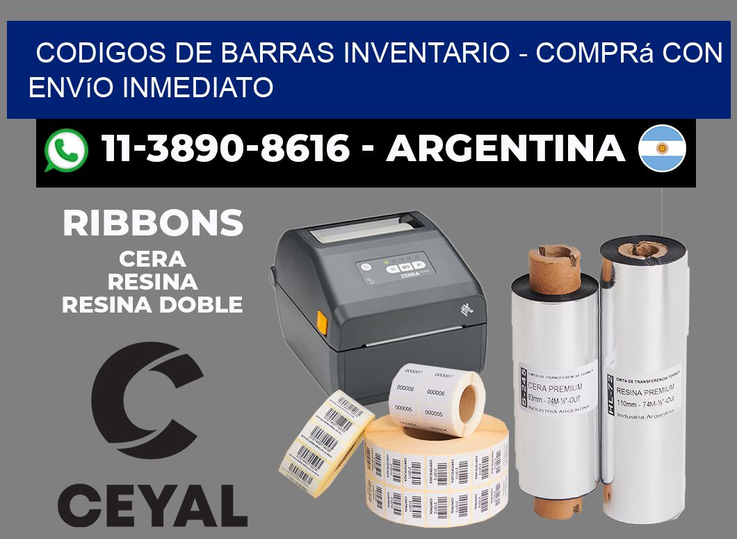 codigos de barras inventario - Comprá con envío inmediato