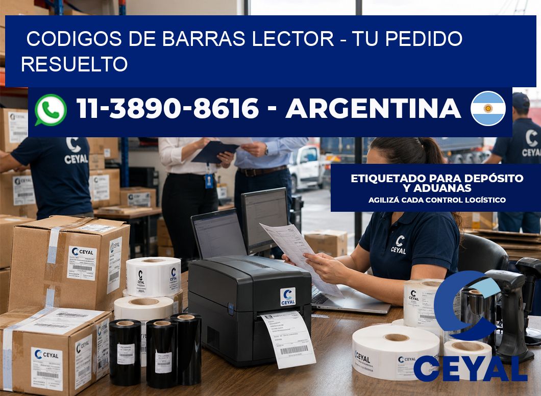 codigos de barras lector – Tu pedido resuelto