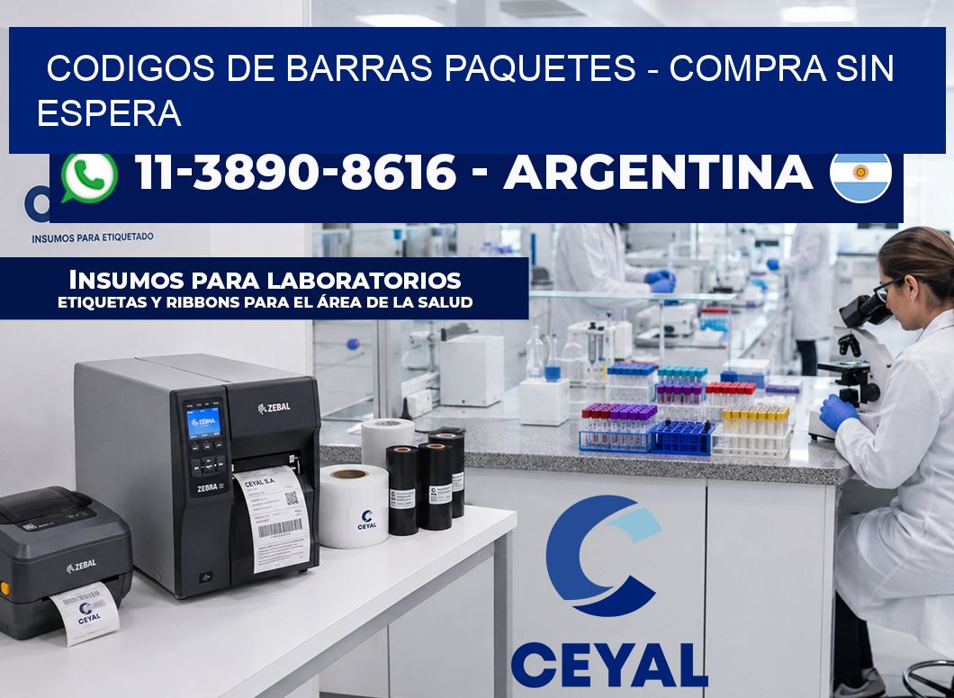 codigos de barras paquetes - Compra sin espera