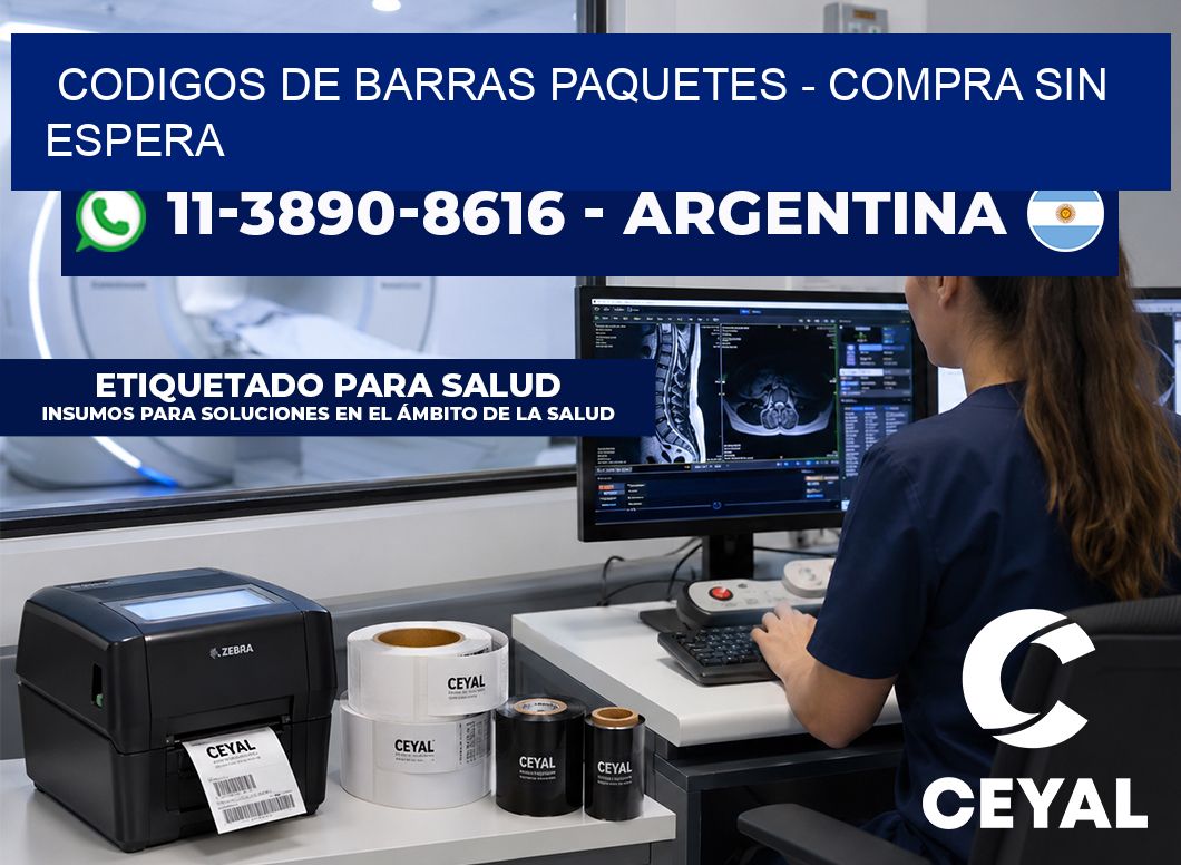 codigos de barras paquetes - Compra sin espera