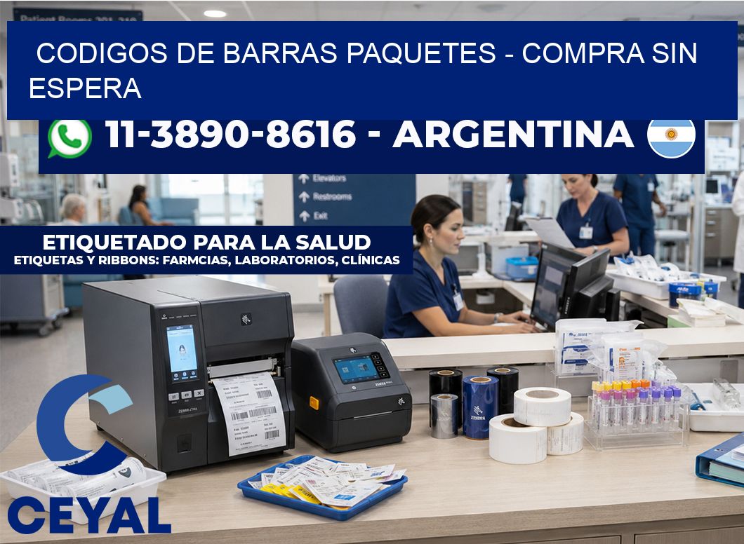 codigos de barras paquetes - Compra sin espera